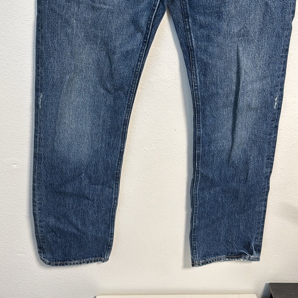 Madewell X Alexa Chung for Madewell High-Rise Straight Jean in Allendale Wash - Picture 9 of 13